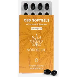 CBD Kapseln (960mg) mit Kurkumin 60 Stück