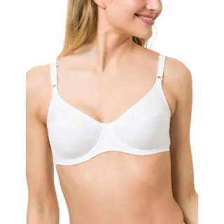 BeeDees Damen Bügel-BH Rock'n'Roll W (3-er Pack) weiß, 85C im Dreierpack, aus 100% Baumwolle, mit Bügel für Komfort und Halt Verstellbare Träger - 85C