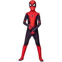 ZHANGXX Kinder Spiderman Kostüme 3D Print Spandex Lycra Bodysuit Anzug Halloween Cosplay Kostüm,Karneval,Party ,Weihnachten,Thema Partei Super Hero,A-(160——170cm)