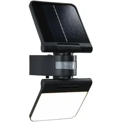 Paulmann Solar LED Wandfluter Lesly Bewegungsmelder  IP65 eckig 150x130mm 3000K 12,5W 1000lm   Anthrazit Kunststoff 94609