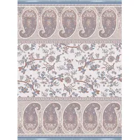 BASSETTI Jacquard Warm Plaid Genova 41 aus Baumwolle Mako-Satin in der Farbe Beige, Maße: 140cm x 190cm, 9324213