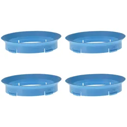 WamSter® 4 Zentrierringe 63,3mm - 56,6mm FZ-System hellblau