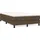vidaXL Boxspringbett 120 x 200 cm Dunkelbraun
