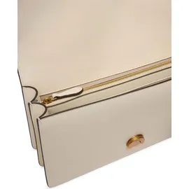 PINKO Love One Classic Umhängetasche Baumwolle/Leder Weiß/Gold