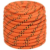 vidaXL Bootsseil Orange 18 mm 100 m Polypropylen