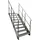 Kaminbau Mierzwa Premium Stahl Treppe 100 cm x 171 cm Verzinkt
