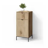 livinity® Midischrank ATERNO 40 x 87 x 35 cm Braun