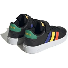 adidas Grand Court 2.0 Kids Core Black / Lucid Blue / Court Green 29