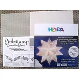Heyda Faltblätter transparent 20 x 20 cm 30 Blatt