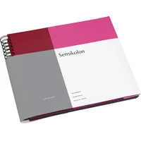 Semikolon Semikolon, Fotoalbum, Spiralalbum raspberry fuchsia (37 x 29 cm)