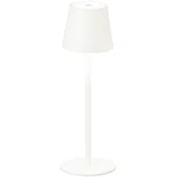 FH Lighting LED-Tischlampe Tropea mit Akku sandweiß