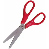 Q-Connect Bastelschere 13cm Edelstahl mit Kunststoffgriff farbig sortiert