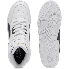 Puma Shuffle Downtown Mid Herren Weite M Weiß/Blau/Gold 48