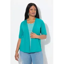 Ulla Popken Shirt in grünblau | Gr.: 58-60