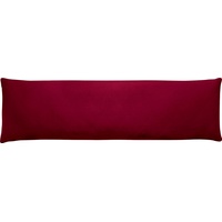 Kneer Seitenschläferkissenbezug »Edel-Zwirn-Jersey«, (1 St.), für Seitenschläferkissen, rot