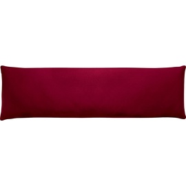 Kneer Seitenschläferkissenbezug »Edel-Zwirn-Jersey«, (1 St.), für Seitenschläferkissen, rot