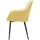 Möbilia Armlehnstuhl, Gelb Textil, konisch, 55x86x46 cm