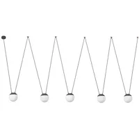 FARO MINE SPACE 5xE27, IP20, dunkelgrau FAR-28210-5L