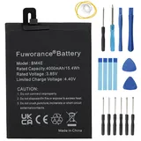 Fuworance 4000 mAh 3,85 V BM4E Akku kompatibel mit Xiaomi Pocophone F1 M1805E10A Telefon Smartphone Lithium-Ionen-Akku Hohe Kapazität Schnellladung + Werkzeugset