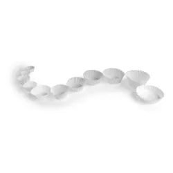 HYGOSTAR® Backkapseln, weiß 39100 , 1 Packung = 1000 Stück, Ø 75 mm, 20 mm