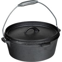 HI Dutch Oven Kochtopf Set, schwarz, 9-teilig