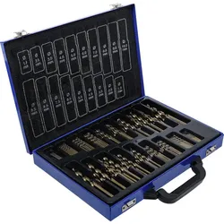 BGS Technic KFZ Spezialwerkzeuge, Spiralbohrer-Satz HSS , 5 Proz. Cobalt | 1 - 10 mm , 170-tlg. - bunt