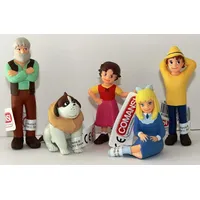 Comansi Spielset Heidi - 5 Figuren Heidi Großvater Peter Clara Josef