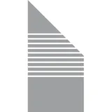 GROJA Sichtschutzzaun 90 x 180 cm Silber Glas