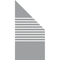 GROJA Sichtschutzzaun 90 x 180 cm Silber Glas