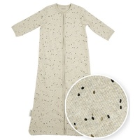 Meyco Babyschlafsack mit Ärmeln Rib Mini Spot - Sand Melange, 90 cm