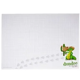 Dundee Schreibtischunterlage weiß Papier 59,5 x 40,0 cm, 30 Blatt
