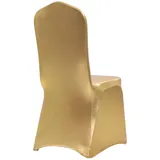 vidaXL 6 Stk. Stretch-Stuhlhussen Golden