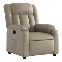vidaXL Relaxsessel 92 x 98 x 92 cm Cappuccino-Braun mit verstellbarer Rückenlehne