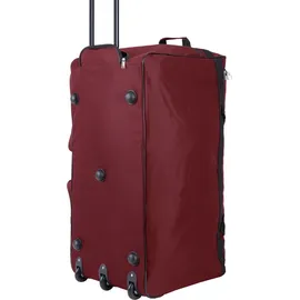 monzana XXL Reisetasche mit Trolleyfunktion 160L rot