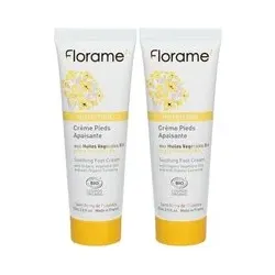 Florame NUTRITION Crème Pieds Apaisante Pour La Peau 2x75 ml