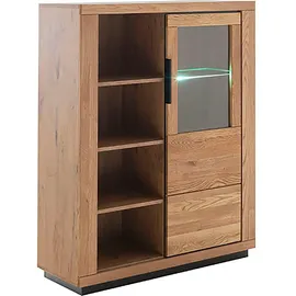 MCA living Greno Kombi-Highboard 112 x 142 x 40 cm Beige / Braun