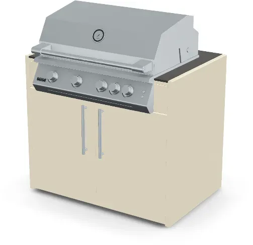 Brabura Fusion 400 RS Modul - Basalt Schwarz / Perle Blanche / Silberner Griff