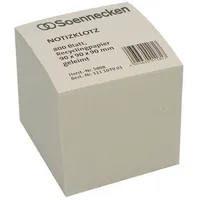 SOENNECKEN Zettelklotz Recycling 9 x 9 x 9 cm