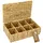 HMF Teebox für Teebeutel 33 x 21 x 10 cm 10-tlg. beige