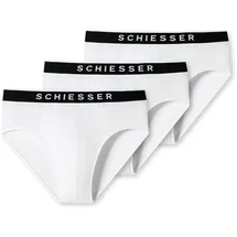 SCHIESSER Rioslip unifarben Weiß XL 3er Pack