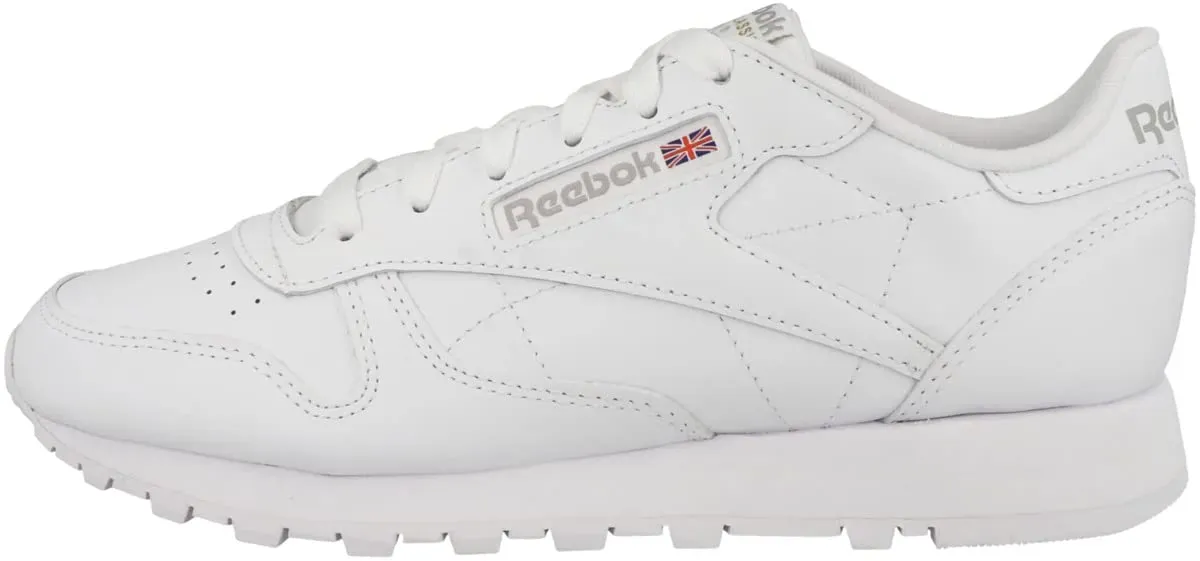 Reebok Damen Classic Leather Sneaker, Ftwr White Ftwr White Pure Grey 3, 38.5 EU - 38.5 EU