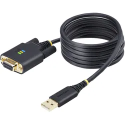 StarTech.com 6.6ft/2m USB to Null Modem Serial Adapter Cable, FTDI, RS232 - Kabe