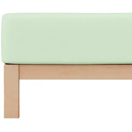 schlafgut Pure Baumwolle 140 x 200 - 160 x 220 cm green light