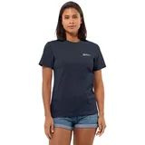 Jack Wolfskin Essential Kurzarm-t-shirt - Night Blue - M