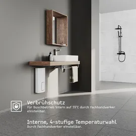 Stiebel Eltron HDB-E 11/13 Trend Durchlauferhitzer nahezu konstante Temperatur dank 2i Technologie für Warmwassertemperatur