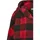 URBAN CLASSICS Hooded Check Parka Red Flash / Black S