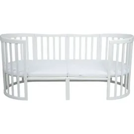Waldin Erweiterung auf 174cm für 7in1 Babybett, KEIN BETT, Weiß