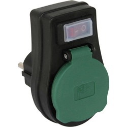 REV, Zeitschaltuhr + Smart Plug, Adapter mit Schalter IP44