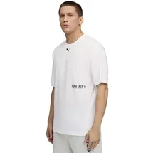Puma M Graphic Oversize Tee weiß M