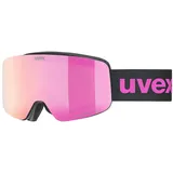Uvex pwdr FM black matt mirror Pink